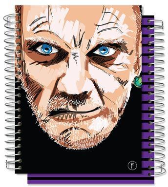 YM Sketch 0179 Old Guy - Notebook A5 Side Wire