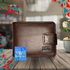 Imperial Horse Leather Wallet Brown Colour + Gift Bag Dukan Alaa