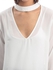 MISSGUIDED White Polyester V Neck Blouse For Women