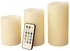 Lighting Candles With Remote Control - 3 Pcs