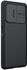 جراب نيلكين لموبايل شاومي مي 11T / 11T برو (6.67 بوصة) بغطاء منزلق للكاميرا - جراب مصنوع من بولي يوريثين مقاوم للحرارة وبولي كربونات - اسود
