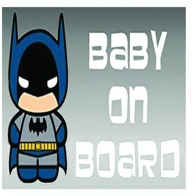 ملصق للسيارة بنمط مطبوع بعبارة "Baby On Board" مقاس 15 × 15 سم، ألوان متعددة
