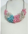 Generic Multi-Color Beaded Statement Necklace