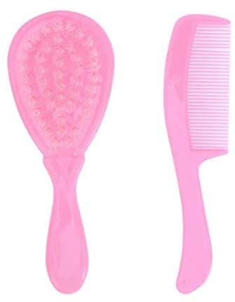 SUPVOX Kids Comb Baby Hair Brush and Comb Set Hairbrush with Soft Goat Bristles for Newborn Toddlers