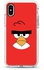 Protective Case Cover For Apple iPhone XS Max Red - Angry Birds Full Print