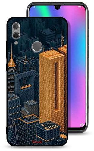 Honor 10 Lite Protective Case Cover Buildings Art