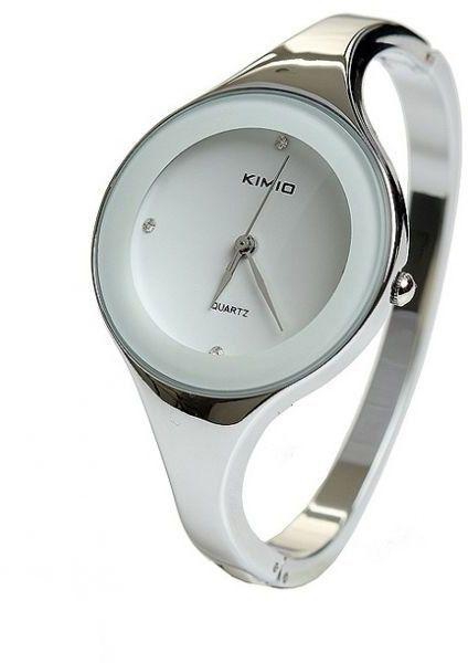 Kimio Women's White Dial Stainless steel Band Watch [K2682L]
