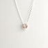 Mini Love Knot Necklace - Sterling and Rose Gold Fill