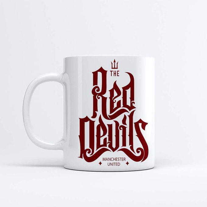 Red Devils Manchester - Quote Coffee Mug -cr970