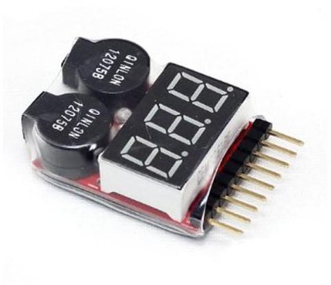 Lipo Battery Low Voltage Meter Tester Buzzer Alarm