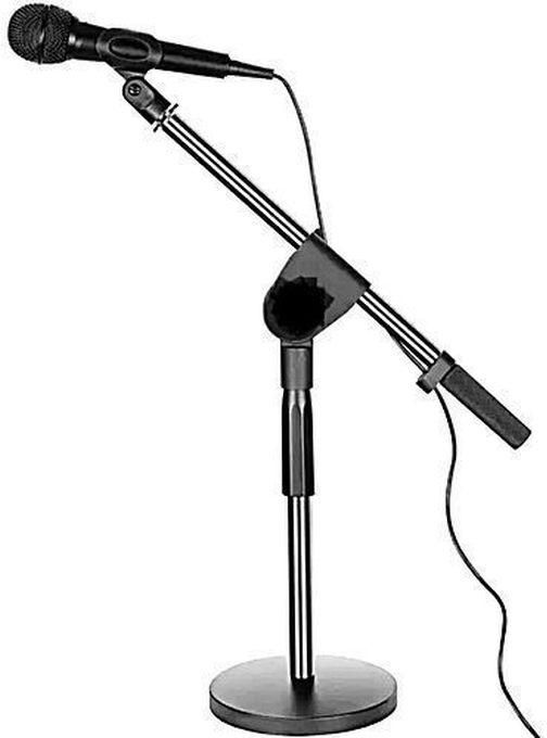 Table Microphone Stand / Desktop Mic Stand With Round Base
