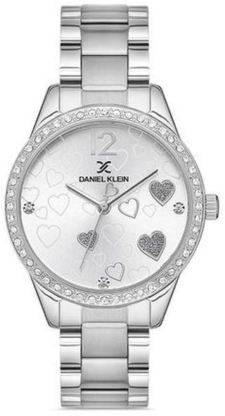 Daniel Klein Analog Silver Dial Women's Watch-DK.1.13100-1, Silver
