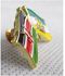 Fashion Kenya - Uasin Gichu Double Flag Lapel Pin