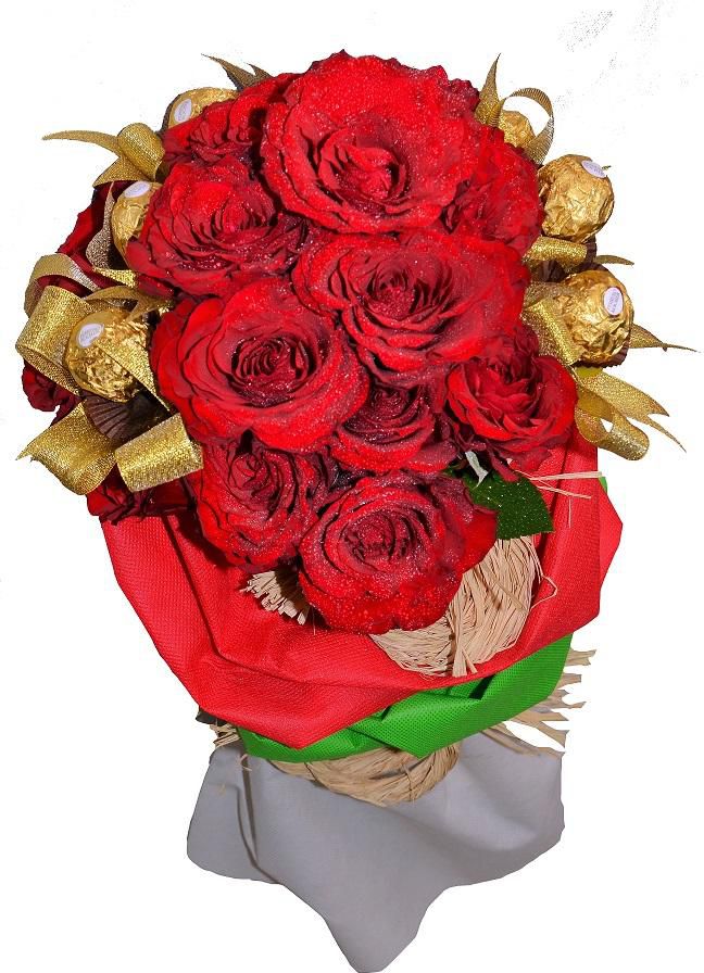 Choco Amor - 24 Red Roses and Chocolates