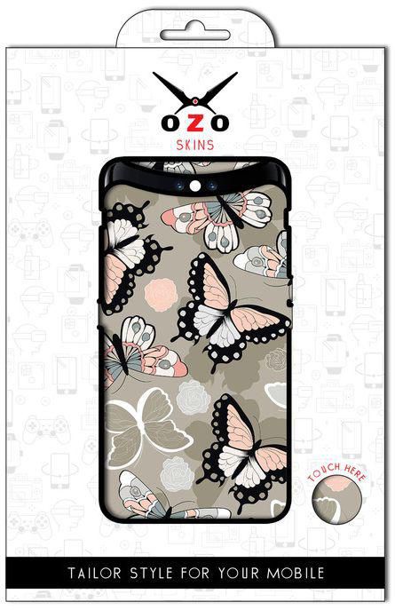 Ozo Skins Butterfly Pink Grey (SE145BPG) for Huawei Mate 10