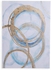 PAN Home Stratton Ring Abstract Canvas Art 50x70cm-Blue