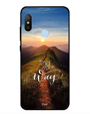 Protective Case Cover For Xiaomi Redmi Note 6 Pro Find Your Way