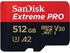 SanDisk Extreme Pro microSD UHS-I Card | 512GB | 200MB/s Read | 140MB/s Write | A2, V30, 4K UHD Ready