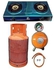 12.5Kg Cylinder+ 2 Burner Gas Cooker, Regulator, Hose+Clips