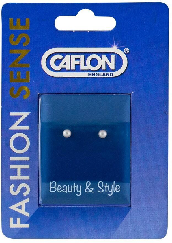 Caflon Fashion Sense Gold Plated Pearl Earring, 3 mm