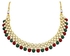 Sukkhi Ritzy Kundan Gold Plated Wedding Jewellery Choker Necklace Set for Women (N73541_D1)