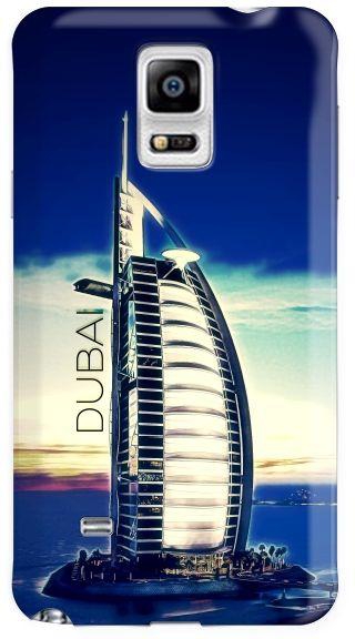 غطاء سهل التركيب لامع من ستايلايزد لهواتف سامسونج غالاكسي نوت 4 - برج العرب - دبي