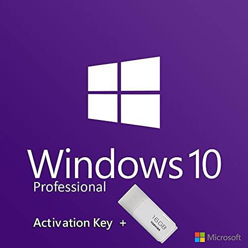Windows 10 Pro 64 Bit - activation key usb flash drive