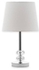 Table Lamp, White/Silver - Q20