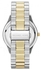 Michael Kors Slim Runway Women's Silver Dial Stainless Steel Band Watch - MK3198