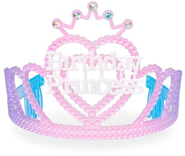 The Children's Place Glitters Stone Birthday Princess Tiara Crown Hair Accessory