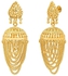 SJ Shining Jewel Traditional Gold Designer Jhumki Earrings (SJ_754)