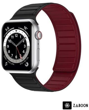 Magnetic Silicone Watch Band For Apple Watch SE 44mm