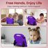 Moxedo Shockproof Protective Case Cover Lightweight Convertible Handle Kickstand for Kids with pencil holder Compatible for iPad Pro / Air3 10.5 / 10.2 2019 / 2021 (Purple)