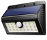مصباح للأماكن الخارجية ب20 مصباح LED وبجهاز استشعار للحركة ويعمل بالطاقة الشمسية أسود