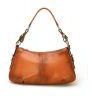 Gionar Brown Color Women Lady Genuine Cowhide Leather Shoulder Bag with Single Strap