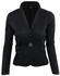 Slim Style Short Jacket Black