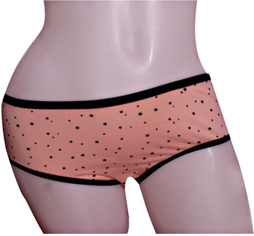 Panty 1265 For Women - Orange And Black, Small