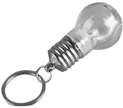 LED Bulb Keychain - Colorful