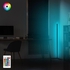 مصباح الأرضية متغير اللون RGB ، مصابيح أرضية حديثة LED مع جهاز تحكم عن بعد