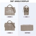 JQWYGB Work Tote Bags for Women - Trendy Personalized Oversized PU Leather Tote Bag Top-Handle Shoulder Crossbody Bags