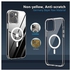 مصمم لهاتف iPhone 14 6.1 ، متوافق مع حافظة MagSafe الشفافة ، غطاء جراب مغناطيسي لهاتف iPhone 14 6.1 بوصة ، [تم اختبار السقوط] جراب هاتف واقٍ مقاوم للصدمات