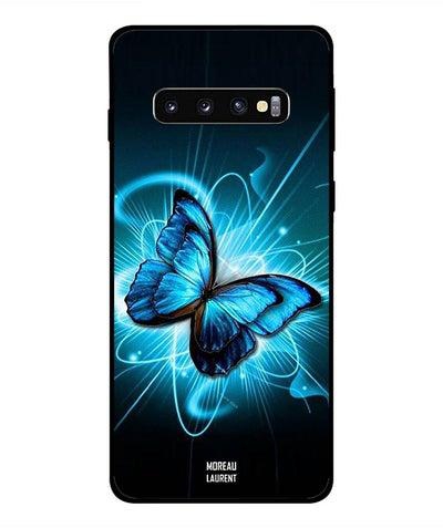 Samsung Galaxy S10 Case Cover Blue/White/Black Blue/White/Black