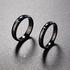 Classic Tungsten Ring Steel Black Luxury Ring Religious Cross Jewelry for Men