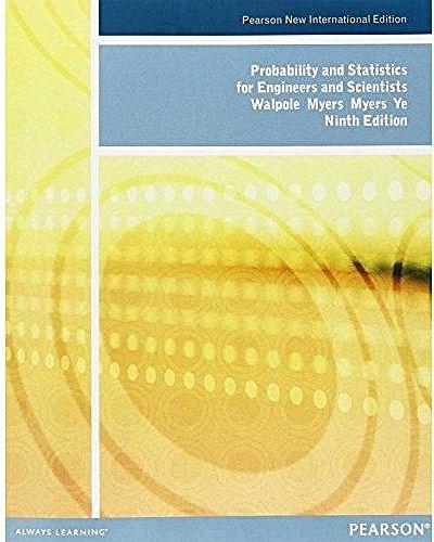 Probability And Statistics For Engineers And Scientists: Pearson New International Edition