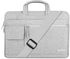 حقيبة كتف لاجهزة اللاب توب من موسيسو مصنوعة من البوليستر وقابلة للطي, , رمادي - MO-13-Polyester-Flap-Shoulder-Gray