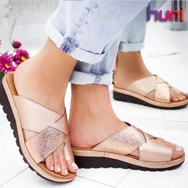 New women  wedge sandals fashion casual shoes women  slippers