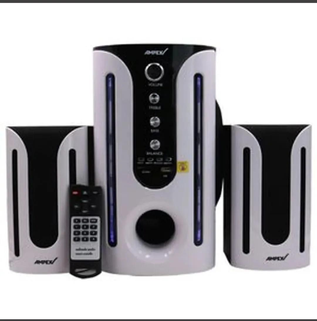 Ampex Sub-woofer System 2.1 Channel 1000W Speaker Bluetooth,USB,SD,FM