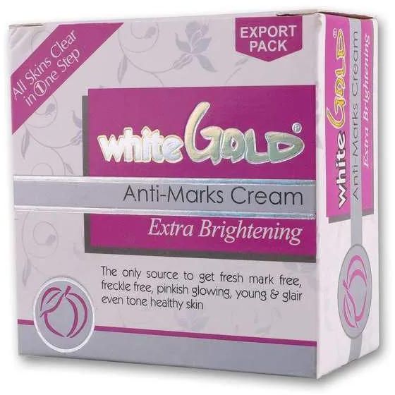 White Gold Anti-Marks Cream Extra Whitening 30g Skin Care Skin Brightening Beautifying Cream Skin Moisturizing Extra Whitening Cream Anti Marks Facial Cream