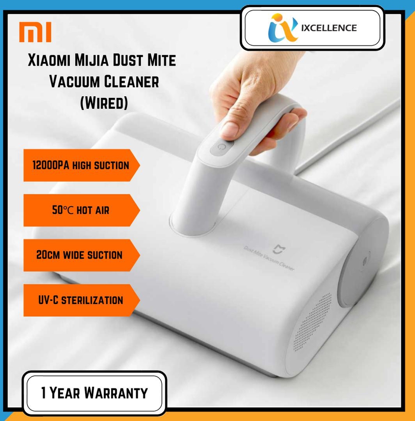Xiaomi Mijia Wired Mite Removal Vacuum Cleaner Handheld 12000Pa