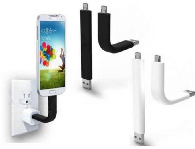 Foldable Mini USB Charger Stand And Connector
